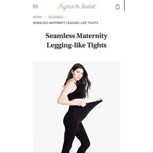 Ingrid & Isabel legging-like tights (maternity)